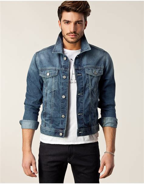 prada men denim jacket|stylish jean jackets for men.